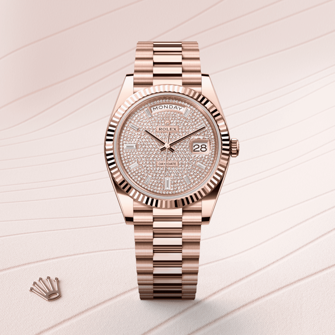 Rolex Day-Date 40 Oyster, 40 mm, Everose altın M228235-0036