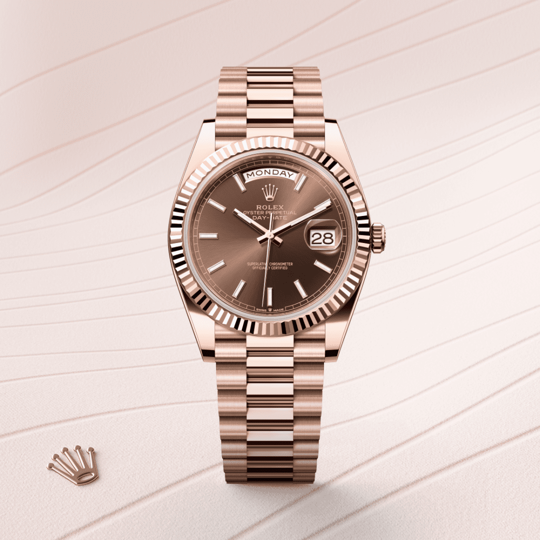 Rolex Day-Date 40 Oyster, 40 mm, Everose altın M228235-0053