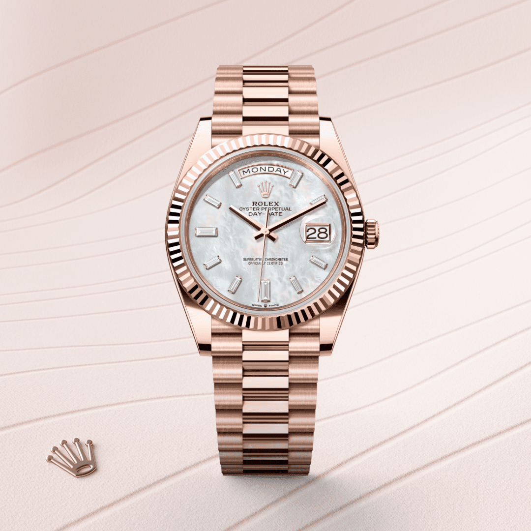 Rolex Day-Date 40 Oyster, 40 mm, Everose altın M228235-0056