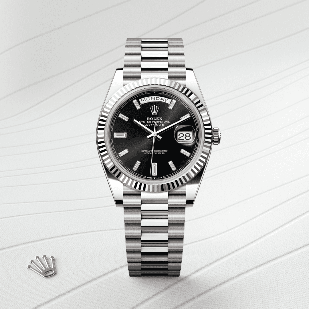 Rolex Day-Date 40 Oyster, 40 mm, beyaz altın M228239-0005