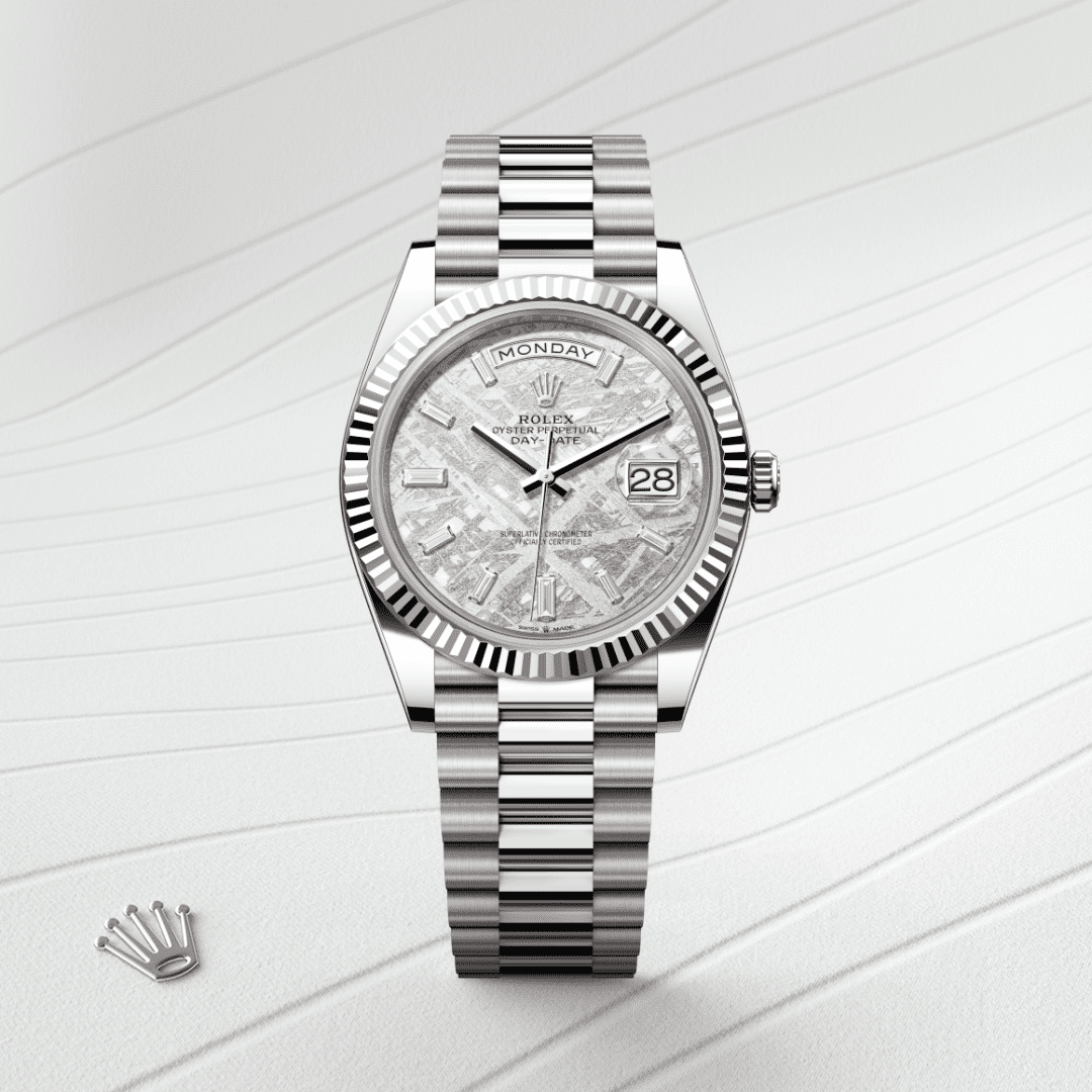 Rolex Day-Date 40 Oyster, 40 mm, beyaz altın M228239-0055