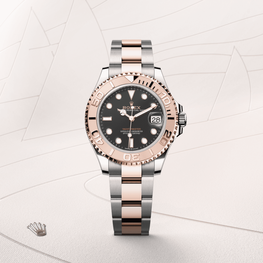 Rolex Yacht-Master 37 Oyster, 37 mm, Oystersteel çelik ve Everose altın M268621-0004