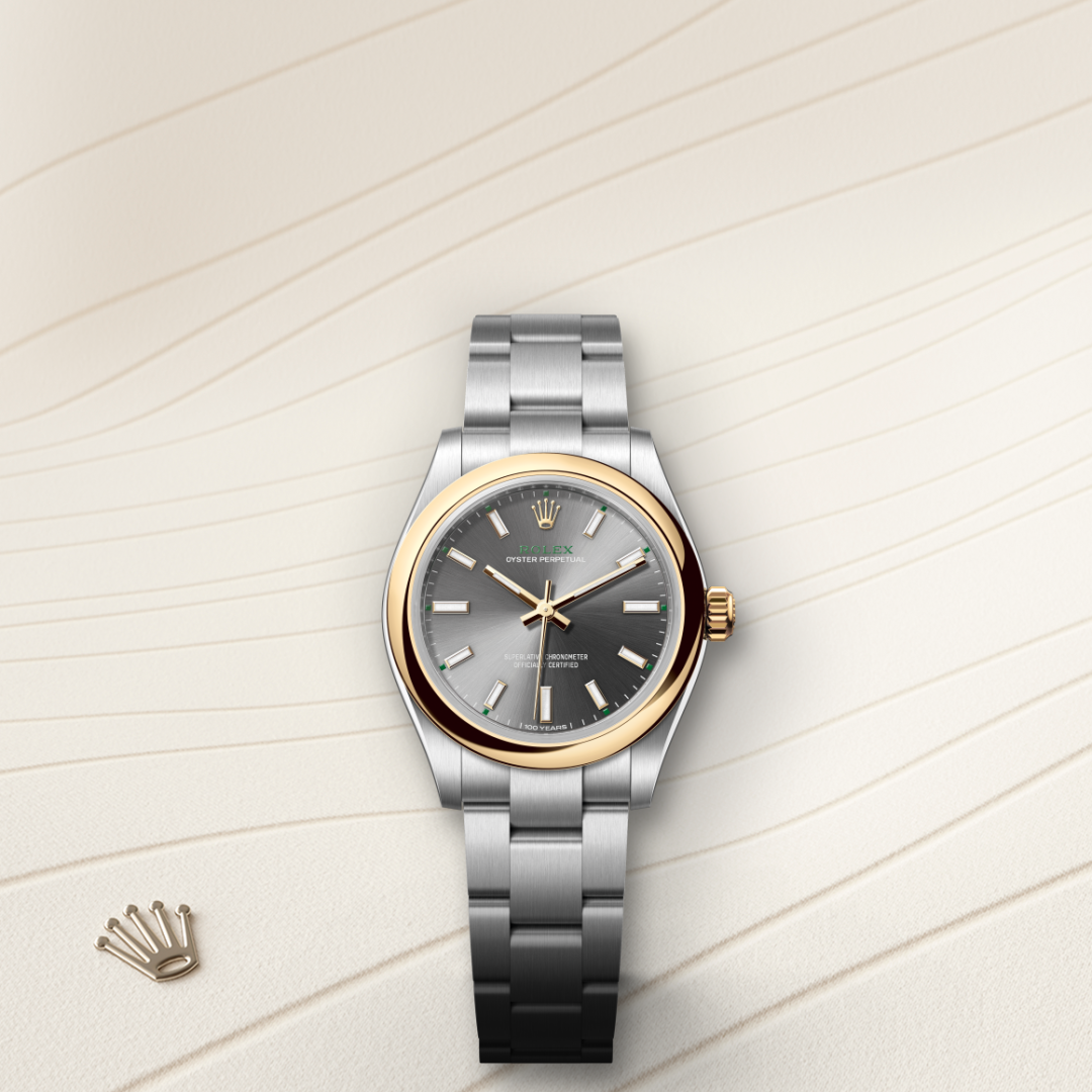 Rolex Oyster Perpetual 31 Oyster, 31 mm, Oystersteel çelik ve sarı altın M277203-0001