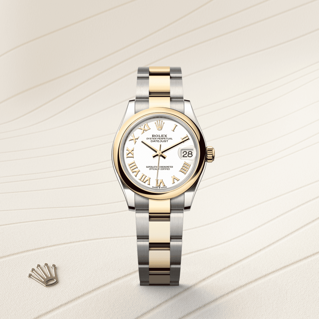 Rolex Datejust 31 Oyster, 31 mm, Oystersteel çelik ve sarı altın M278243-0001