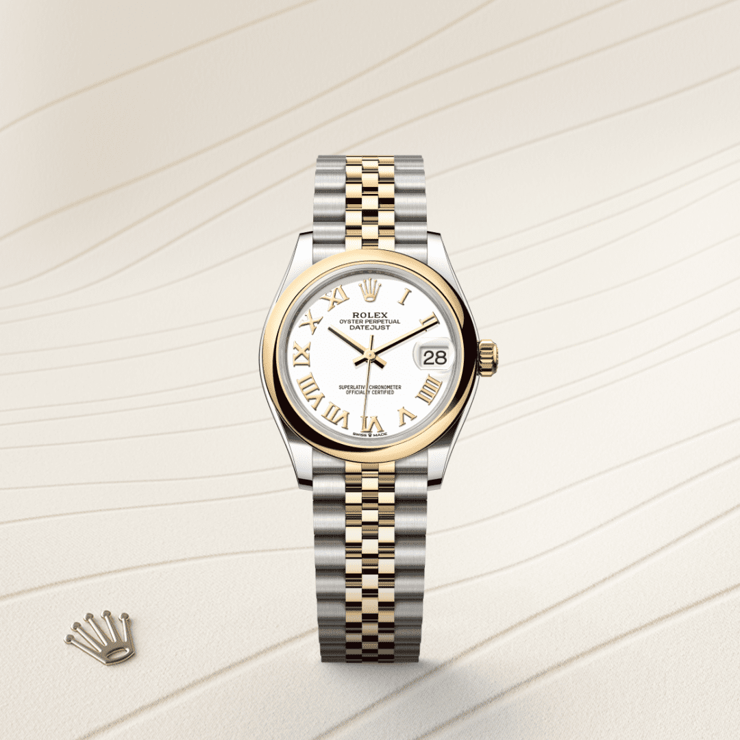 Rolex Datejust 31 Oyster, 31 mm, Oystersteel çelik ve sarı altın M278243-0002