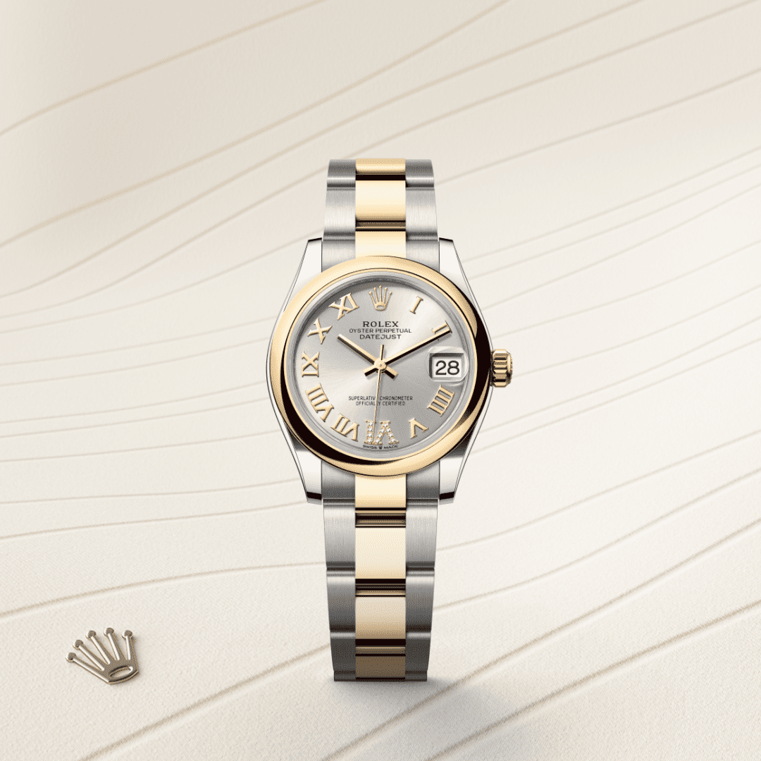 Rolex Datejust 31 Oyster, 31 mm, Oystersteel çelik ve sarı altın M278243-0003