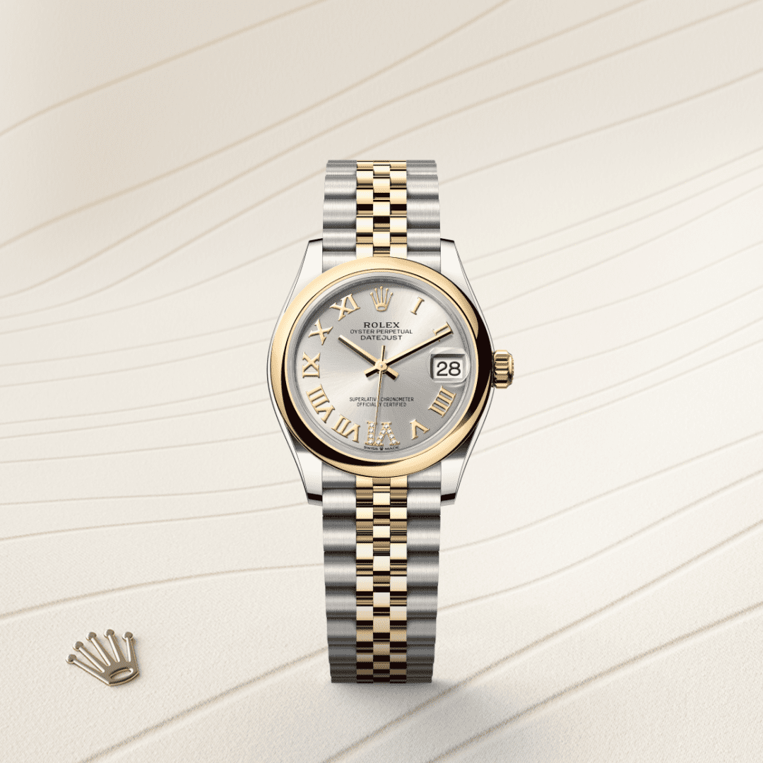 Rolex Datejust 31 Oyster, 31 mm, Oystersteel çelik ve sarı altın M278243-0004