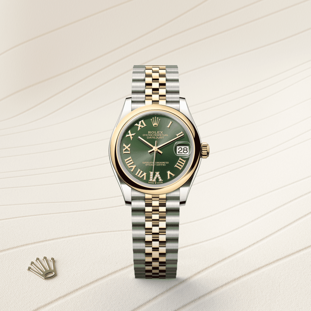 Rolex Datejust 31 Oyster, 31 mm, Oystersteel çelik ve sarı altın M278243-0016