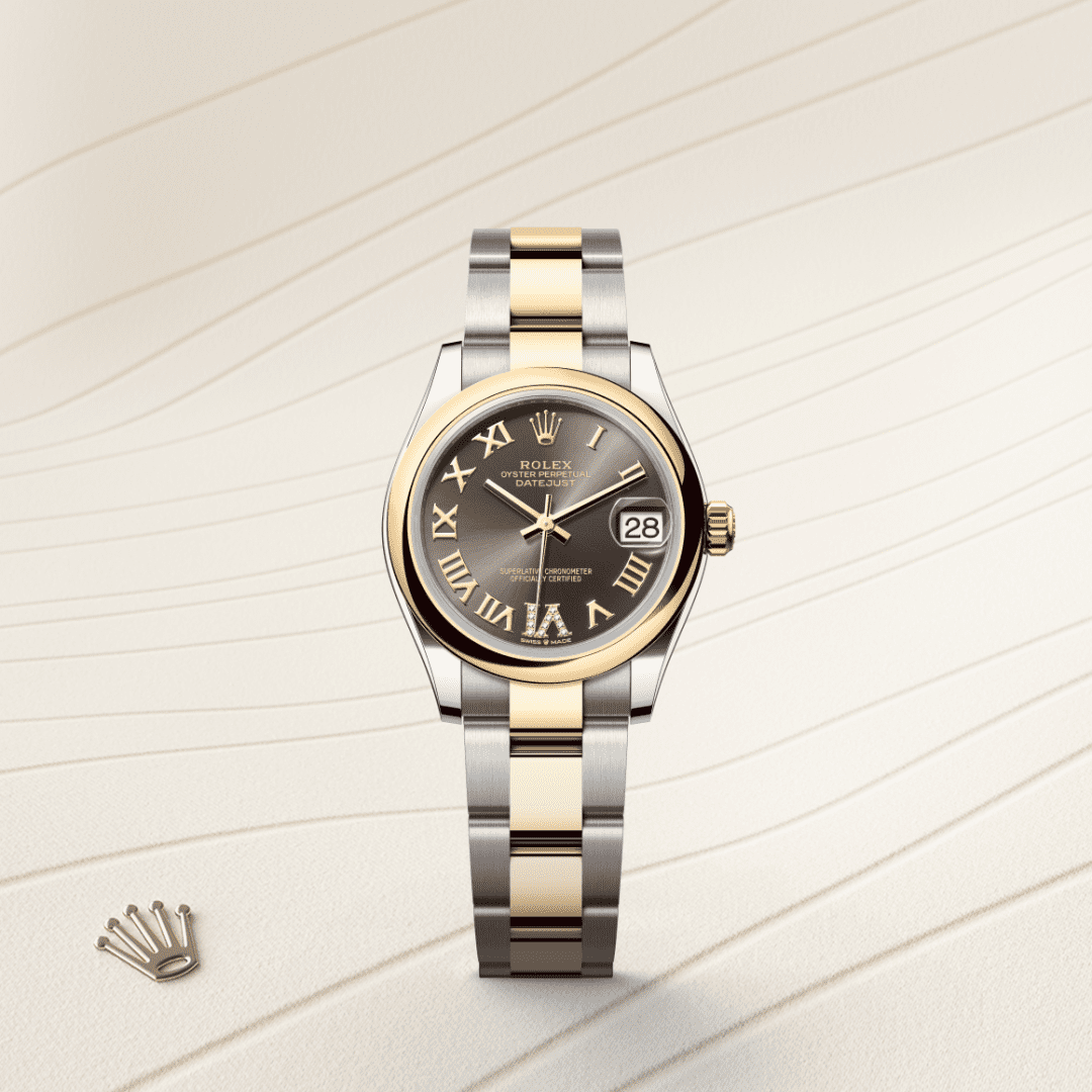 Rolex Datejust 31 Oyster, 31 mm, Oystersteel çelik ve sarı altın M278243-0017