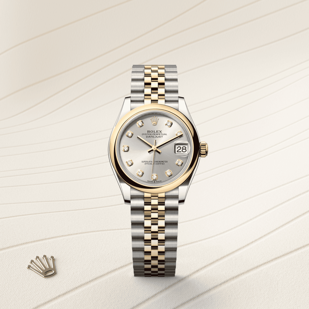 Rolex Datejust 31 Oyster, 31 mm, Oystersteel çelik ve sarı altın M278243-0020