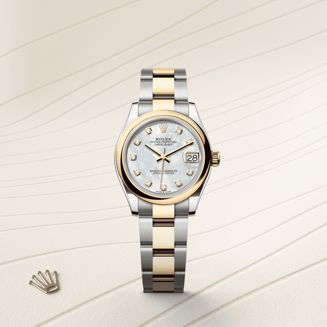 Rolex Datejust 31 Oyster, 31 mm, Oystersteel çelik ve sarı altın M278243-0027