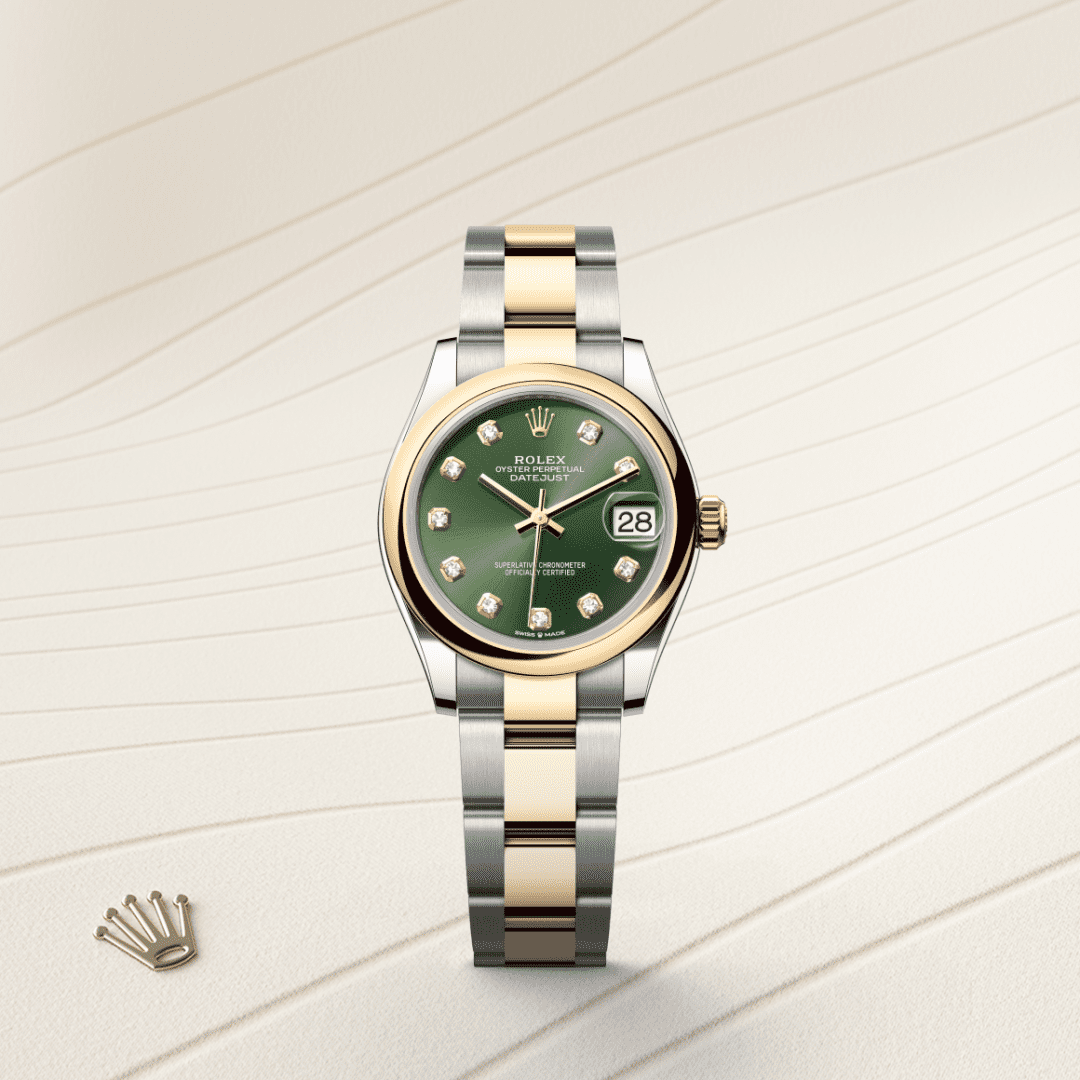 Rolex Datejust 31 Oyster, 31 mm, Oystersteel çelik ve sarı altın M278243-0029