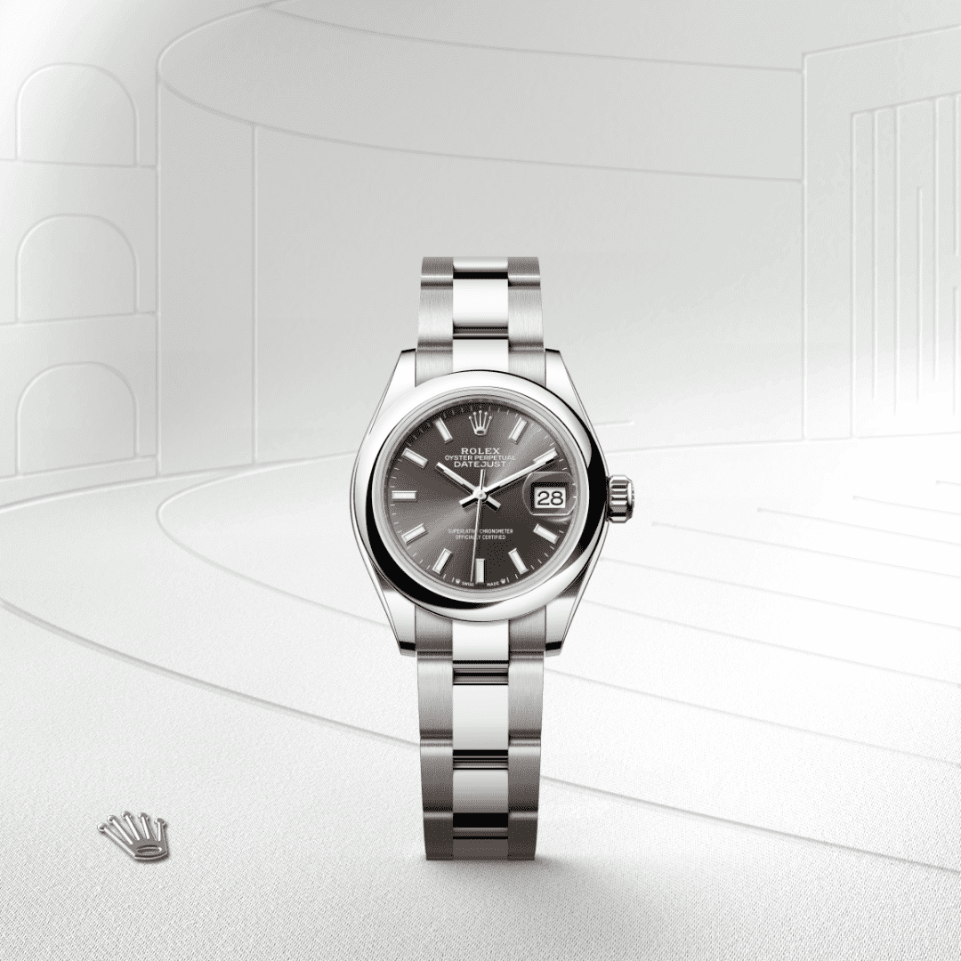 Rolex Lady-Datejust Oyster, 28 mm, Oystersteel çelik M279160-0010