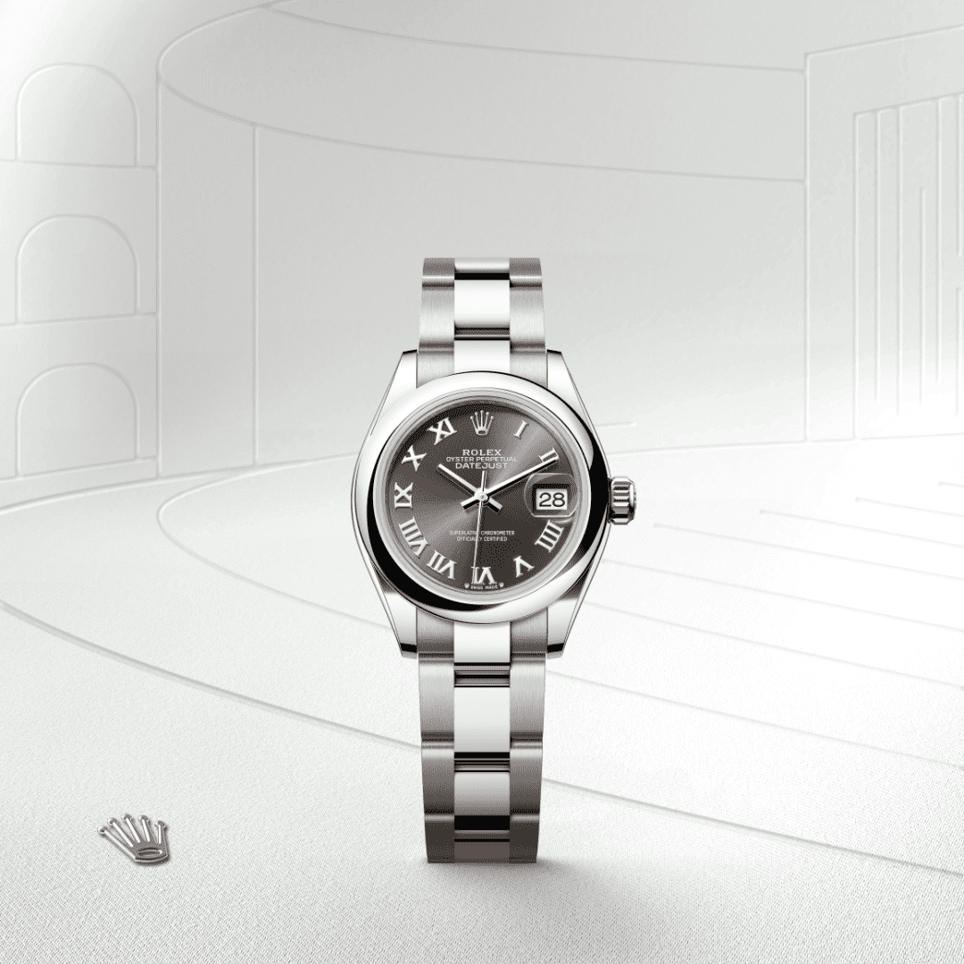 Rolex Lady-Datejust Oyster, 28 mm, Oystersteel çelik M279160-0012