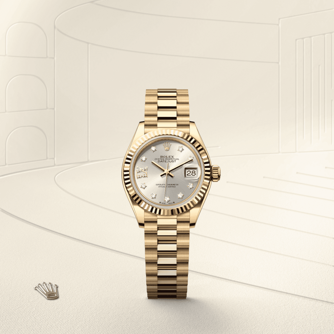 Rolex Lady-Datejust Oyster, 28 mm, sarı altın M279178-0002