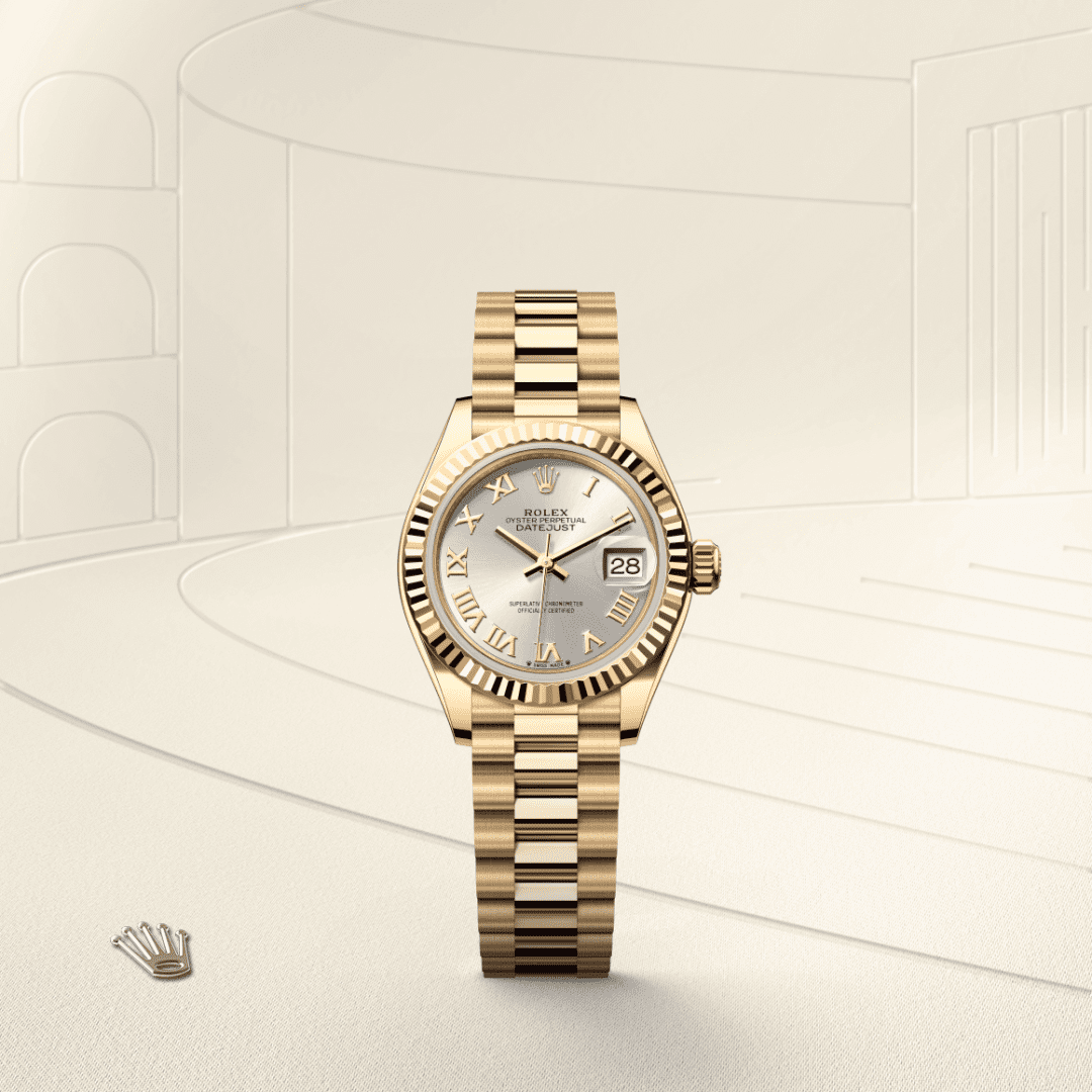 Rolex Lady-Datejust Oyster, 28 mm, sarı altın M279178-0020
