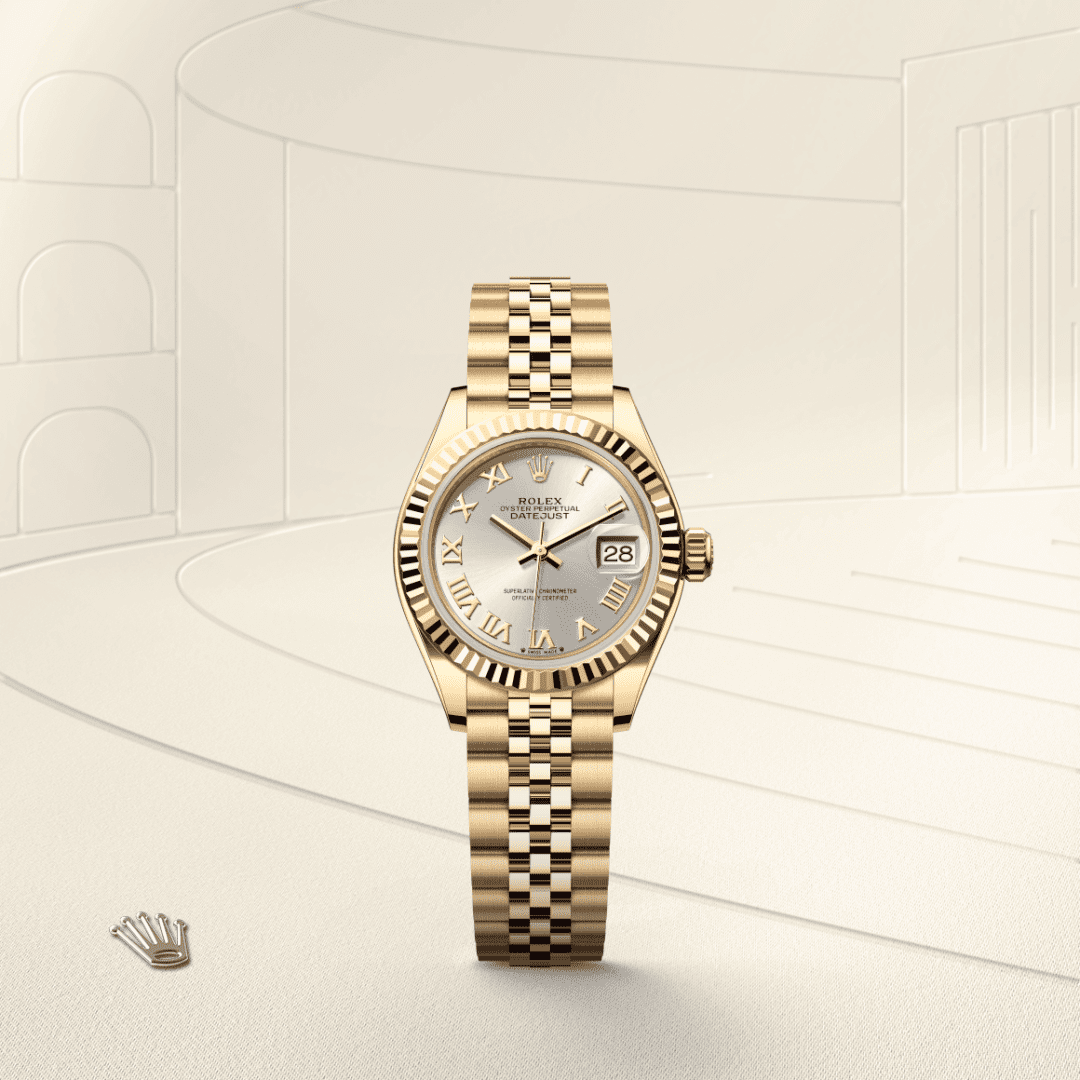 Rolex Lady-Datejust Oyster, 28 mm, sarı altın M279178-0021