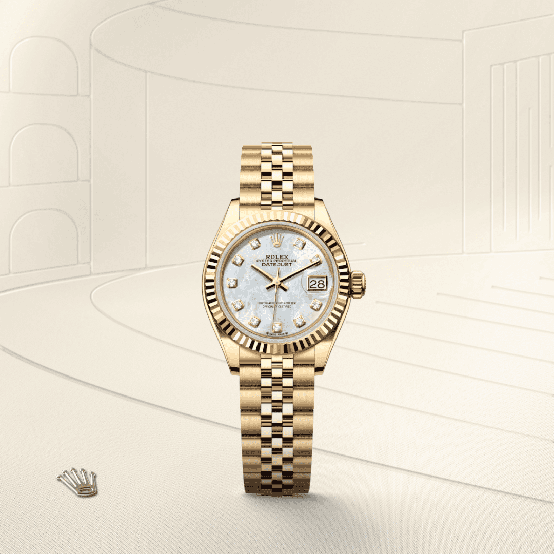 Rolex Lady-Datejust Oyster, 28 mm, sarı altın M279178-0026