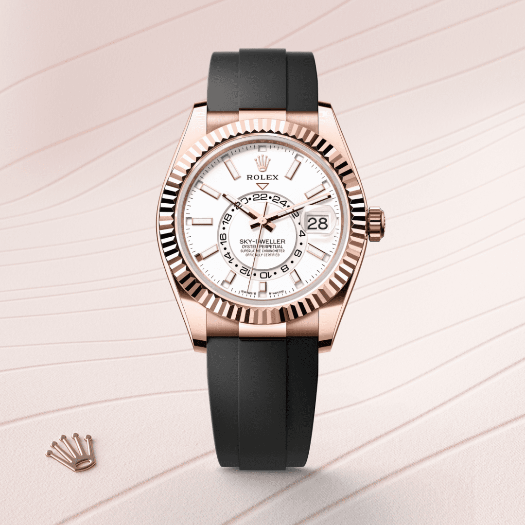 Rolex Sky-Dweller Oyster, 42 mm, Everose altın M336235-0003