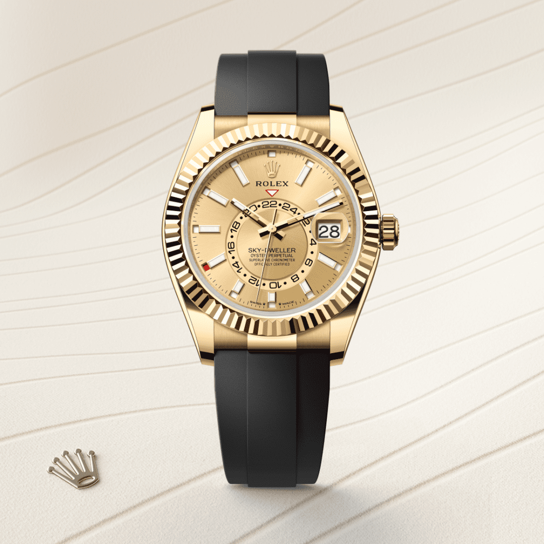 Rolex Sky-Dweller Oyster, 42 mm, sarı altın M336238-0001