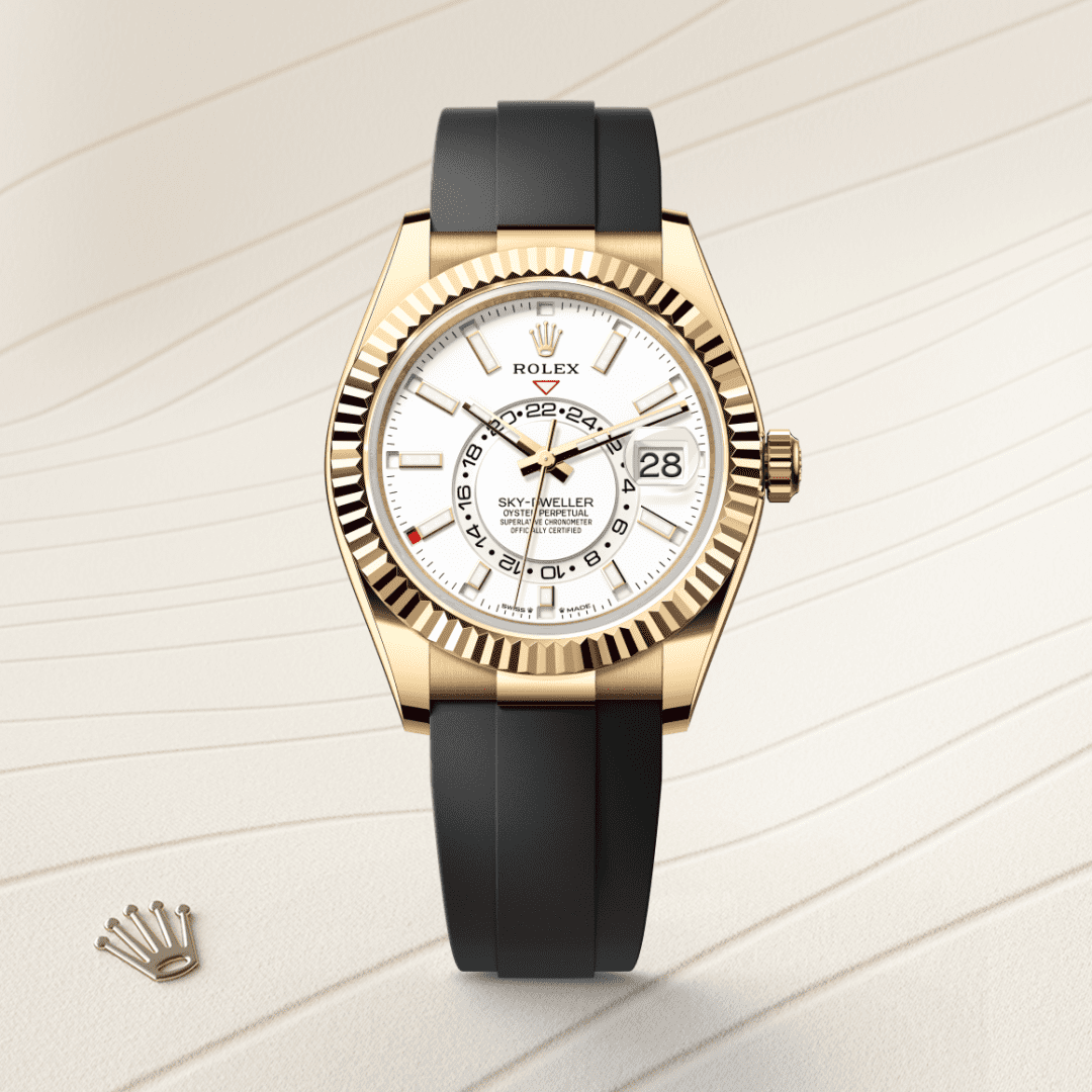 Rolex Sky-Dweller Oyster, 42 mm, sarı altın M336238-0003