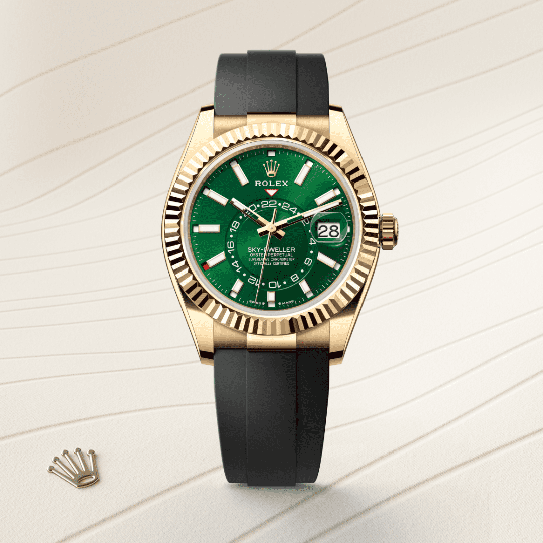 Rolex Sky-Dweller Oyster, 42 mm, sarı altın M336238-0004