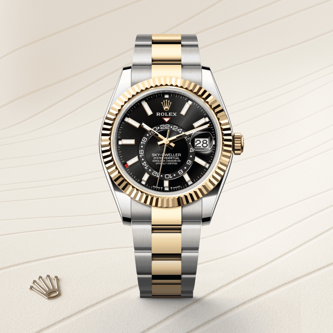 Rolex Sky-Dweller Oyster, 42 mm, Oystersteel çelik ve sarı altın M336933-0003