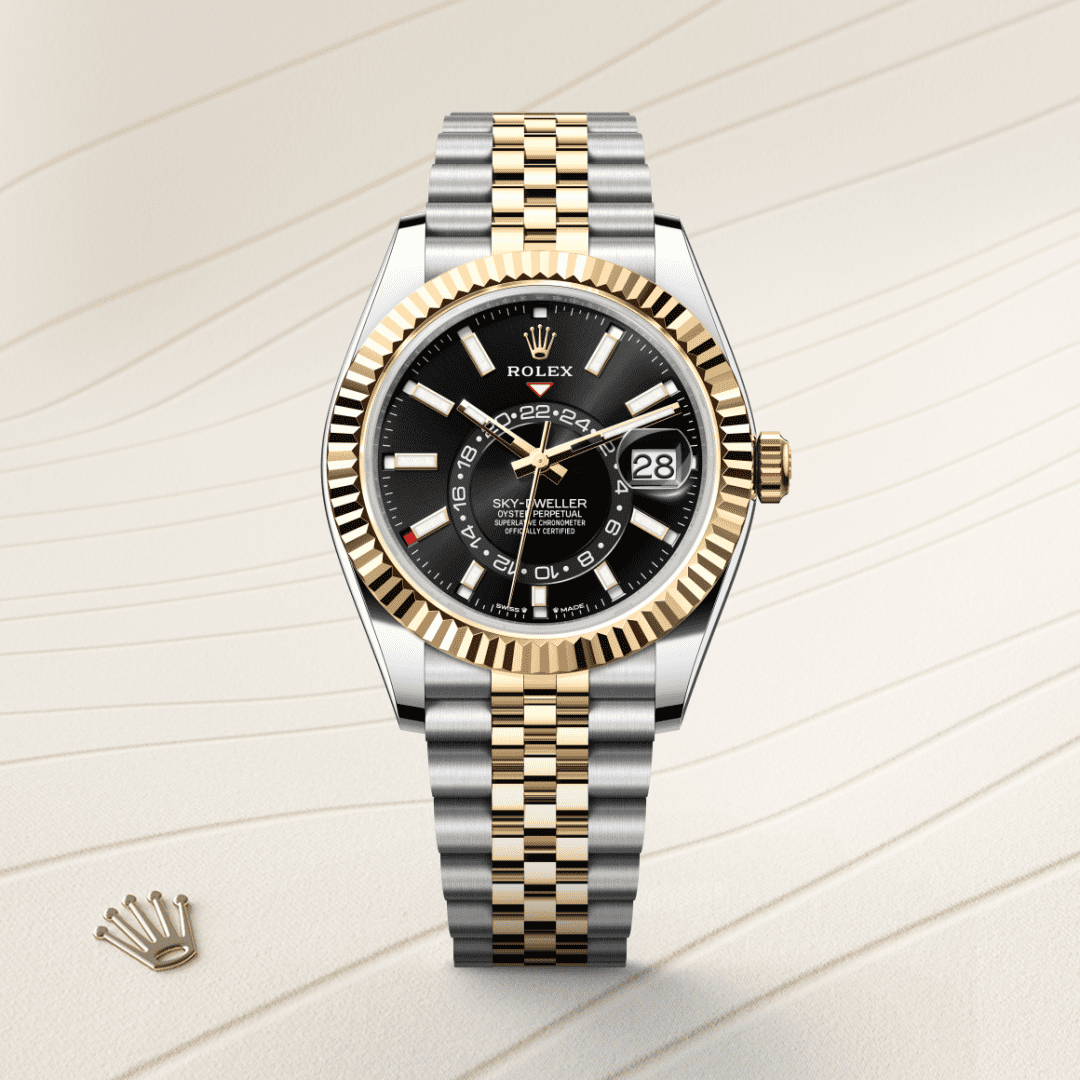 Rolex Sky-Dweller Oyster, 42 mm, Oystersteel çelik ve sarı altın M336933-0004