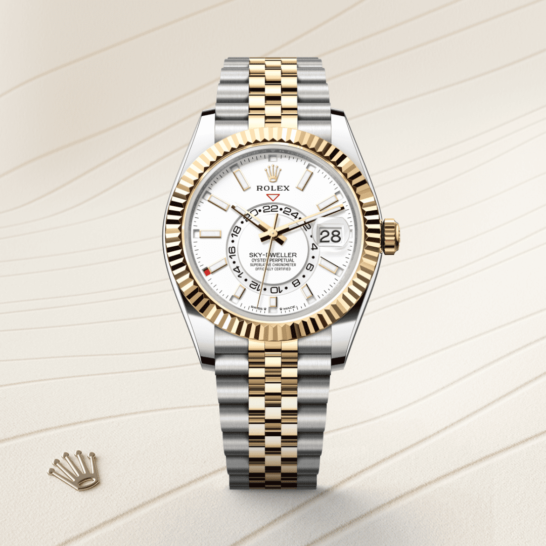 Rolex Sky-Dweller Oyster, 42 mm, Oystersteel çelik ve sarı altın M336933-0006