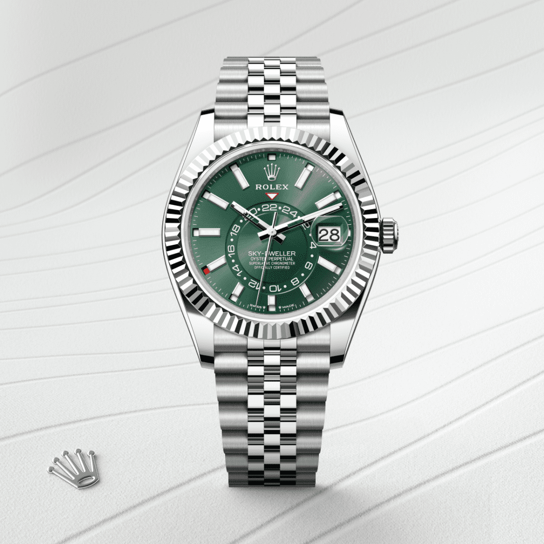 Rolex Sky-Dweller Oyster, 42 mm, Oystersteel çelik ve beyaz altın M336934-0002