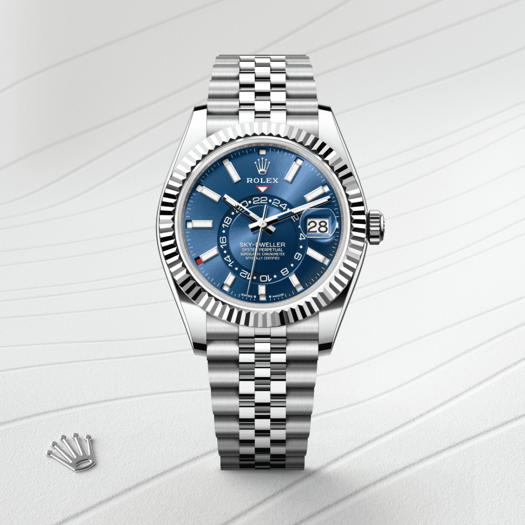 Rolex Sky-Dweller Oyster, 42 mm, Oystersteel çelik ve beyaz altın M336934-0006