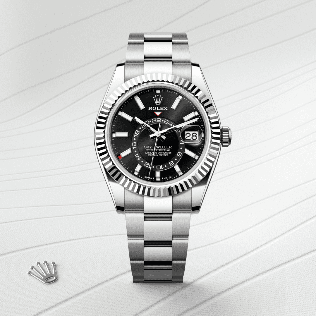 Rolex Sky-Dweller Oyster, 42 mm, Oystersteel çelik ve beyaz altın M336934-0007