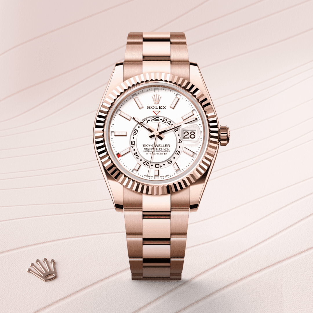 Rolex Sky-Dweller Oyster, 42 mm, Everose altın M336935-0003