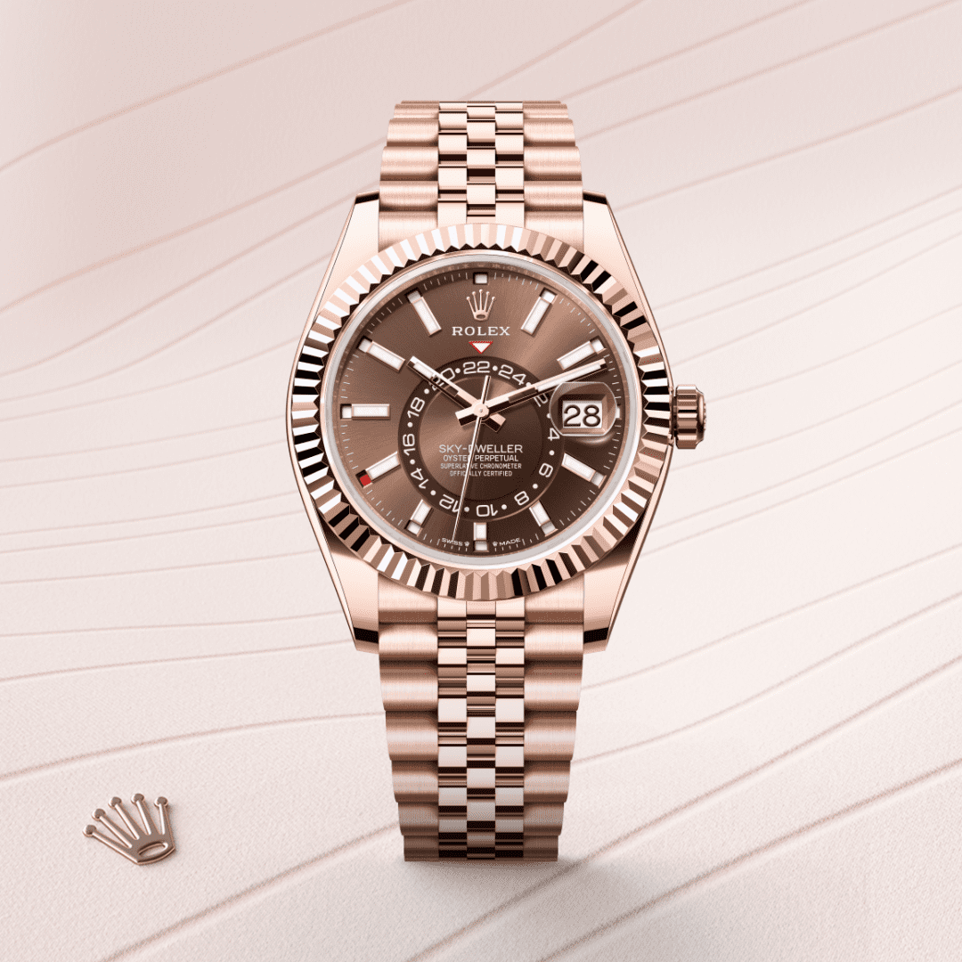 Rolex Sky-Dweller Oyster, 42 mm, Everose altın M336935-0006