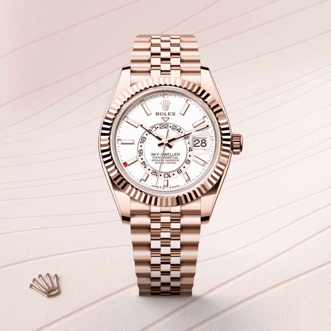 Rolex Sky-Dweller Oyster, 42 mm, Everose altın M336935-0007