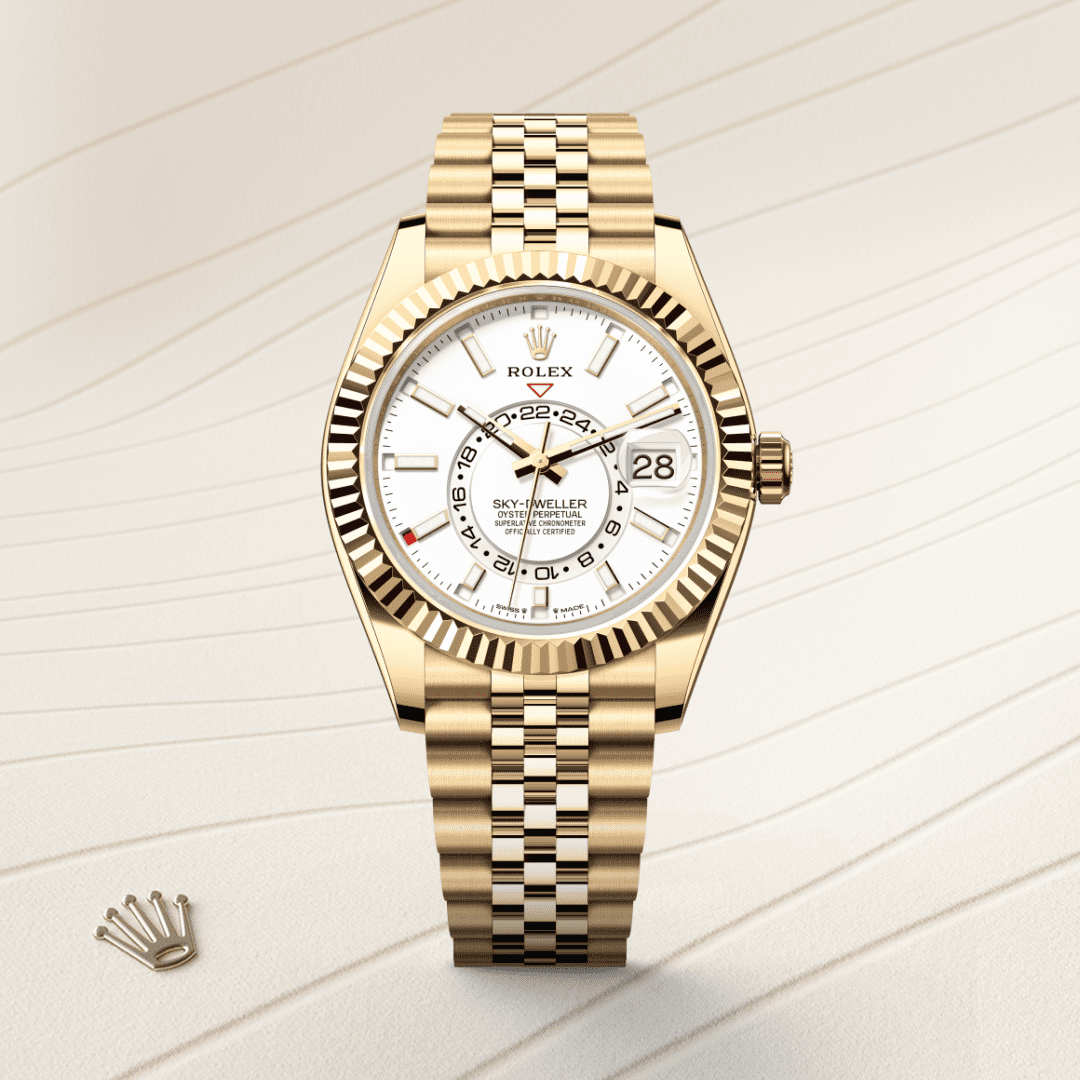 Rolex Sky-Dweller Oyster, 42 mm, sarı altın M336938-0006
