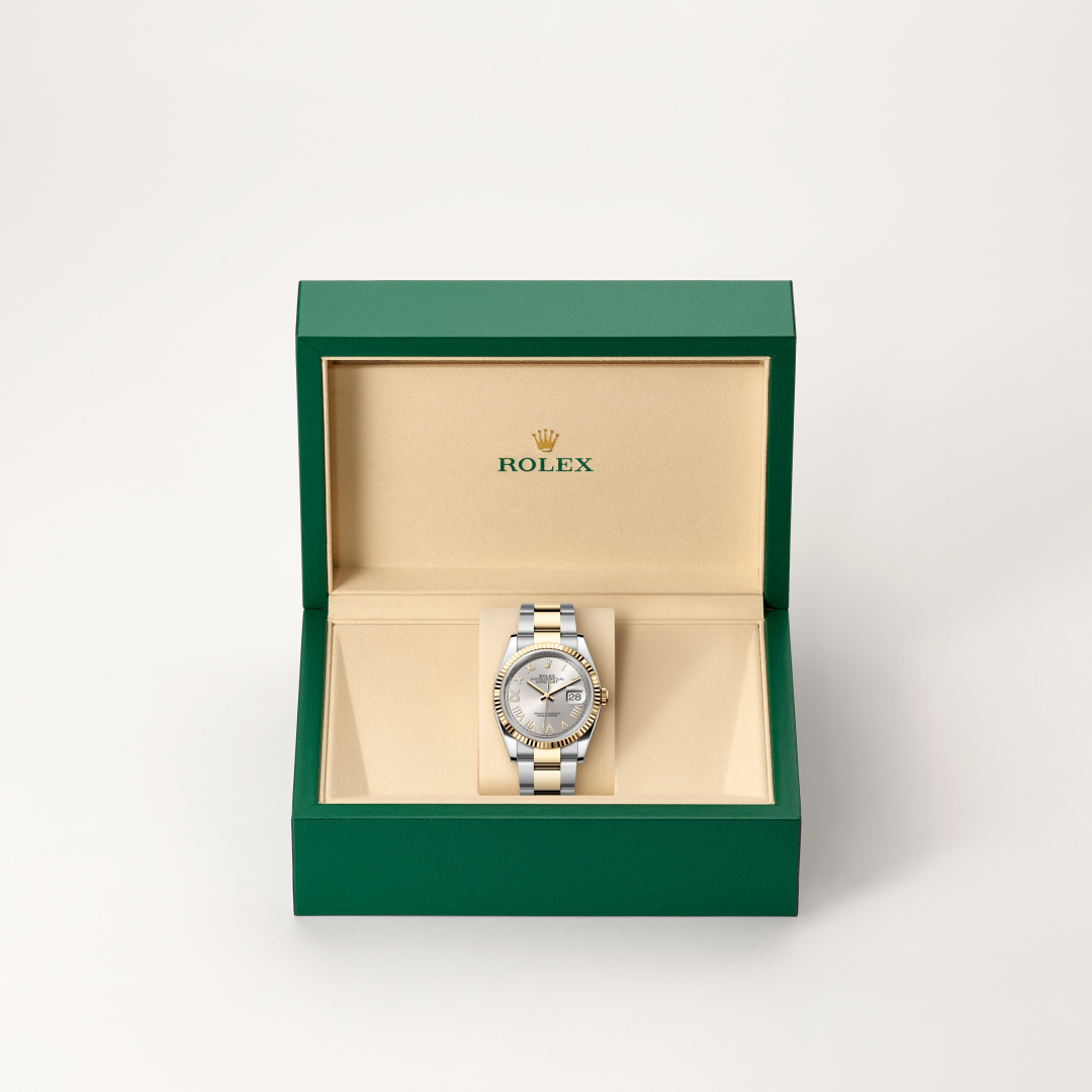 Rolex Datejust 36 Oyster, 36 mm, Oystersteel çelik ve sarı altın M126233-0052