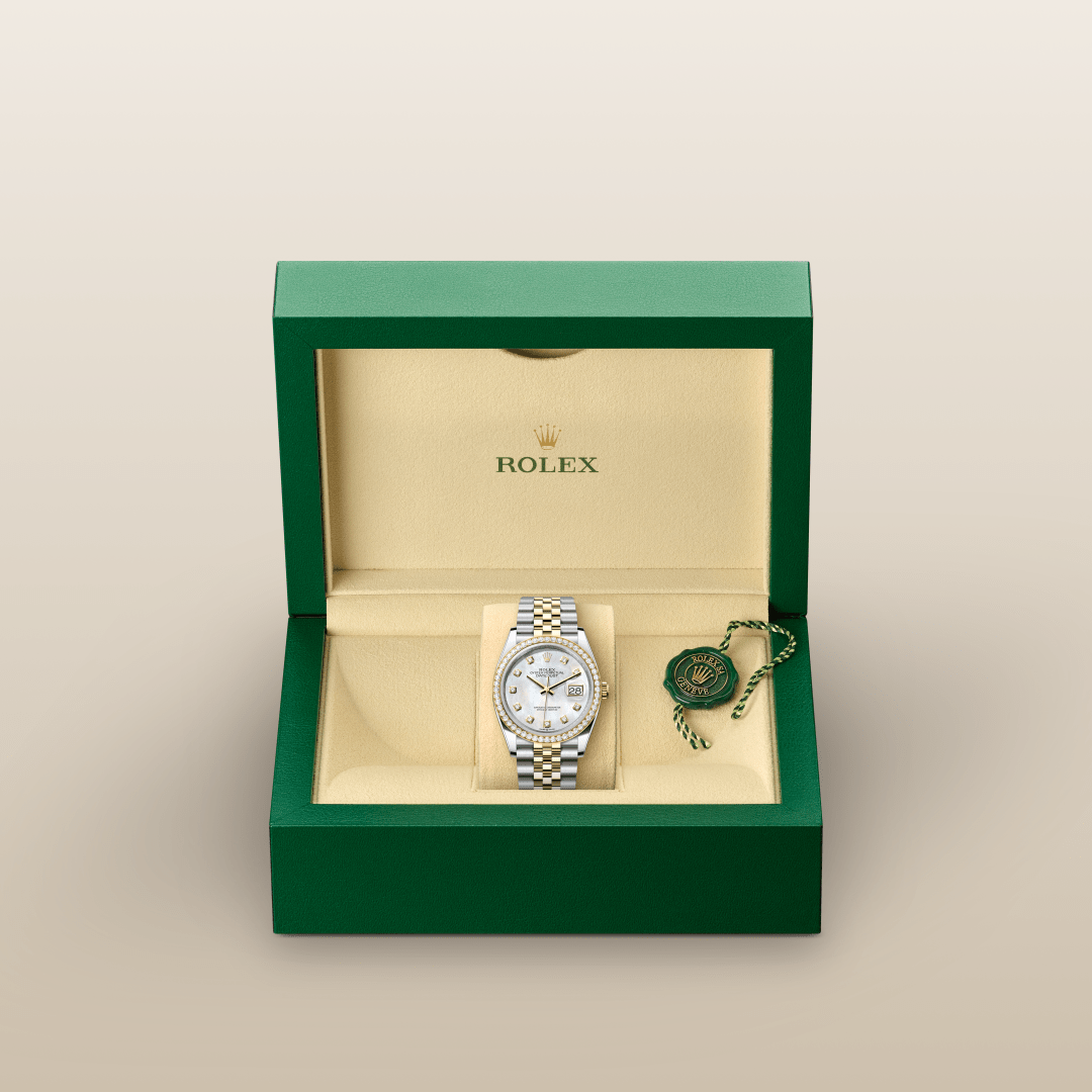 Rolex Datejust 36 Oyster, 36 mm, Oystersteel, yellow gold and diamonds M126283RBR-0009