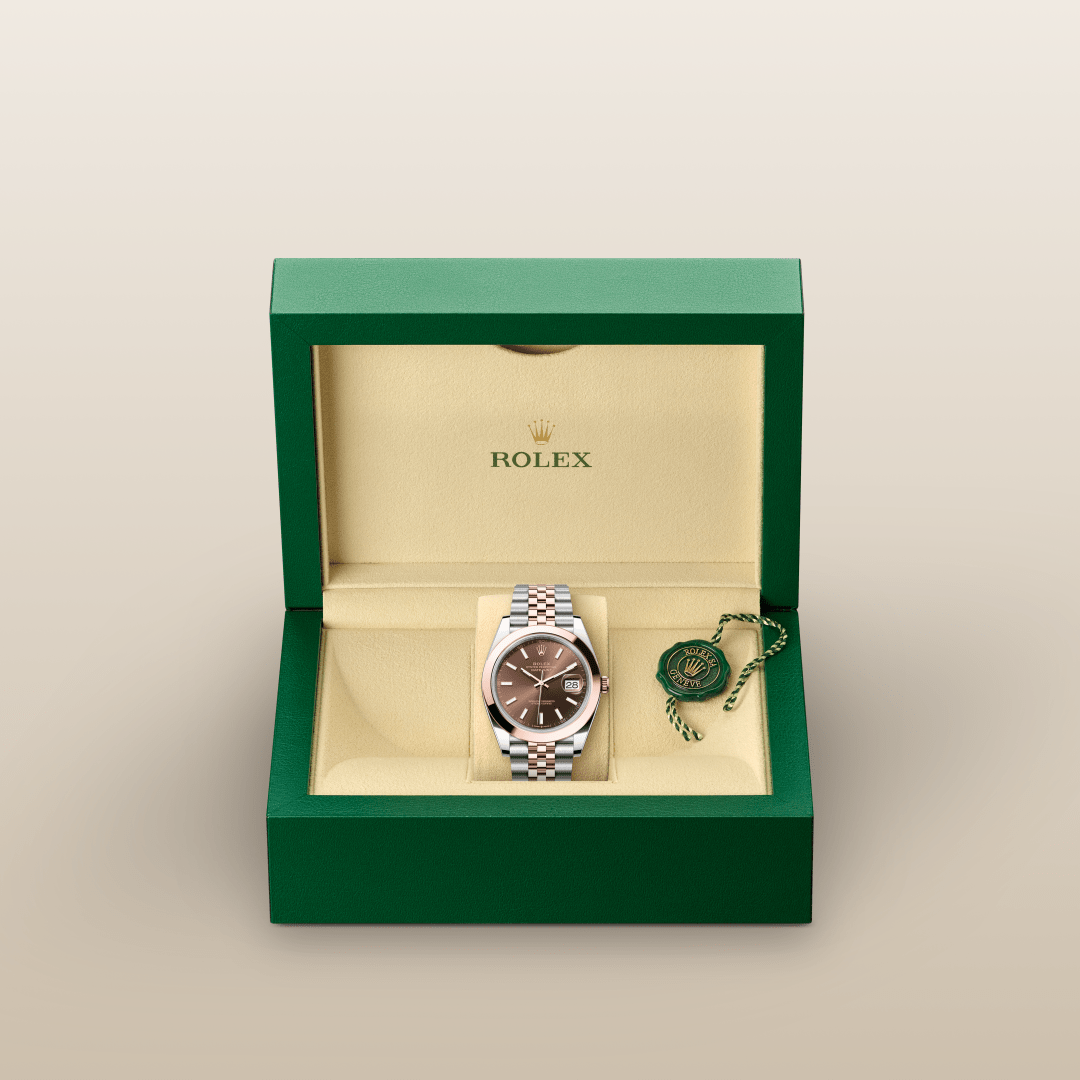 Rolex Datejust 41 Oyster, 41 mm, Oystersteel and Everose gold M126301-0002