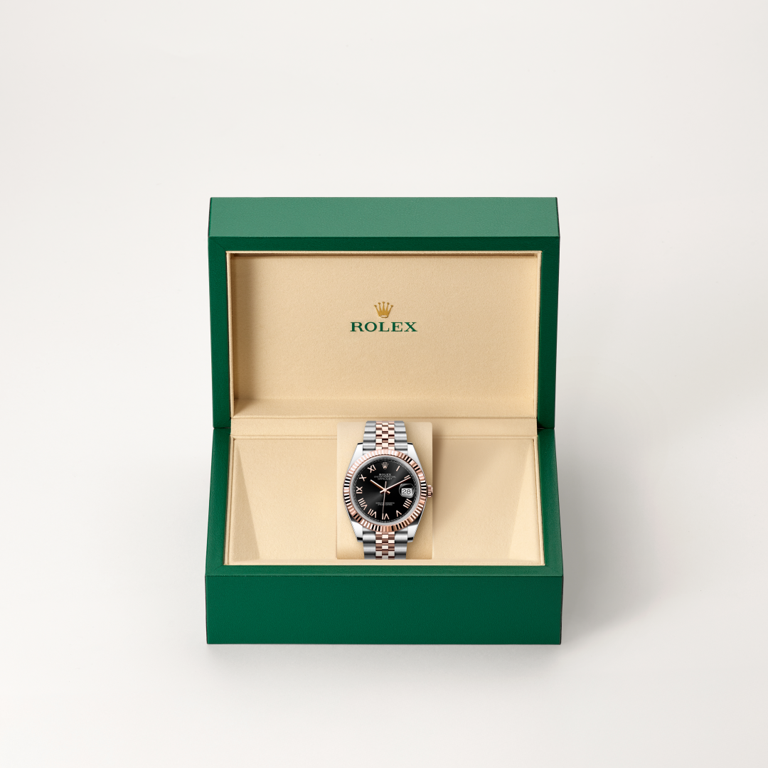 Rolex Datejust 41 Oyster, 41 mm, Oystersteel çelik ve Everose altın M126331-0024