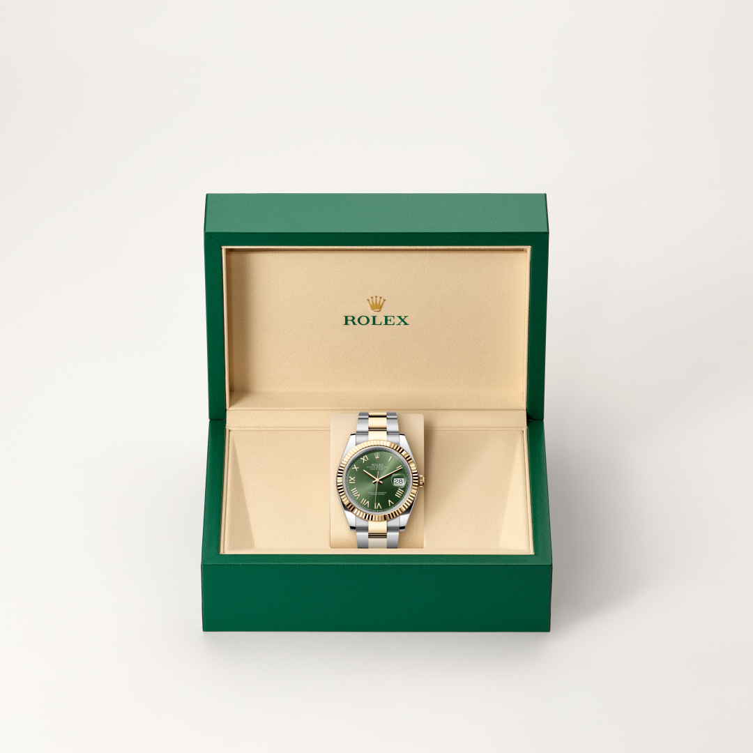 Rolex Datejust 41 Oyster, 41 mm, Oystersteel çelik ve sarı altın M126333-0023