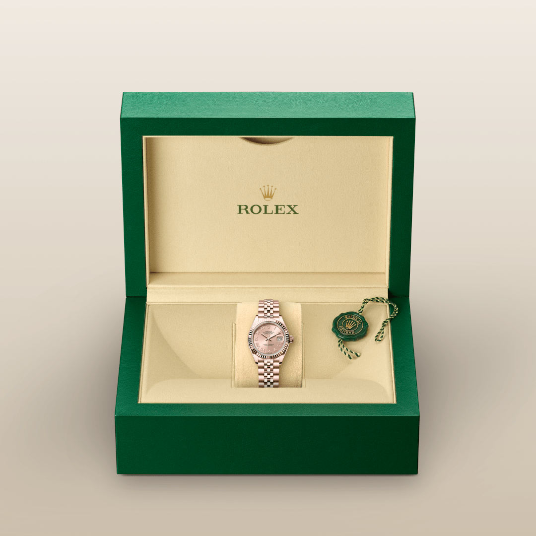 Rolex Lady-Datejust Oyster, 28 mm, Everose altın M279175-0028