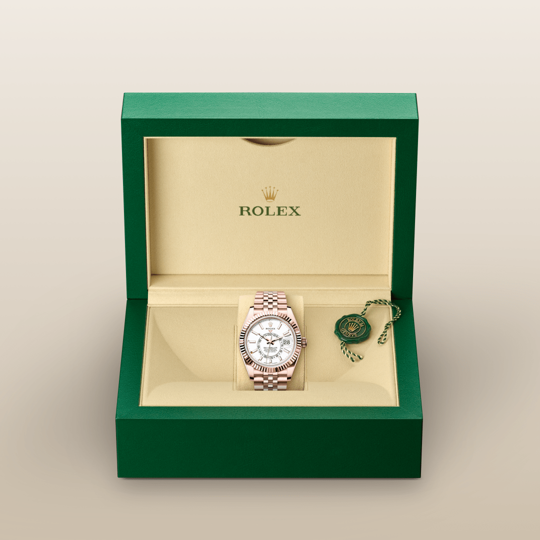 Rolex Sky-Dweller Oyster, 42 mm, Everose altın M336935-0007