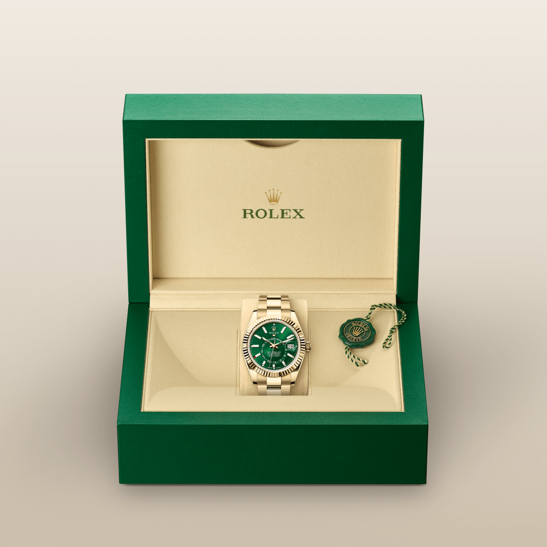 Rolex Sky-Dweller Oyster, 42 mm, sarı altın M336938-0007