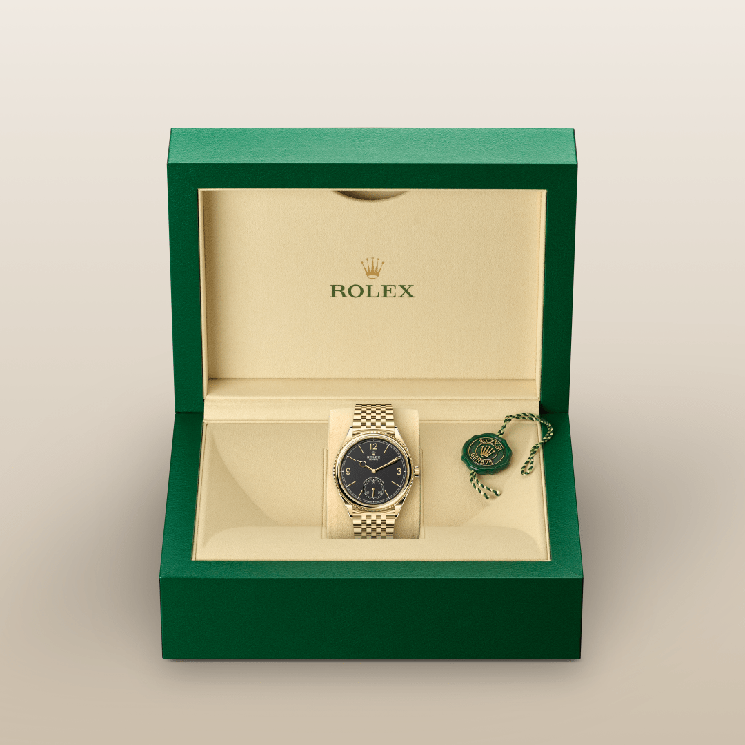 Rolex 1908 39 mm, 18 kt sarı altın, cilalı yüzey M52508-0007