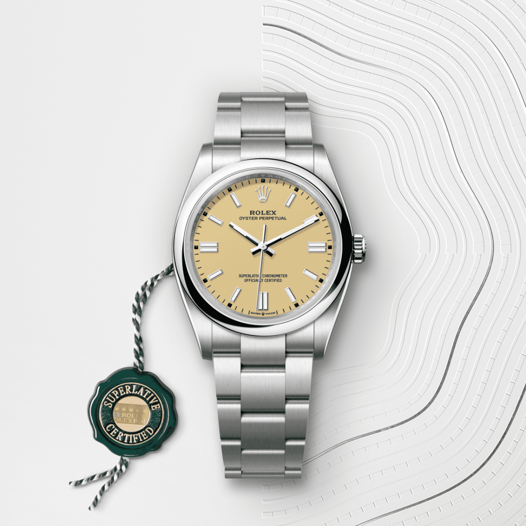 Rolex Oyster Perpetual 36 Oyster, 36 mm, Oystersteel çelik M126000-0012