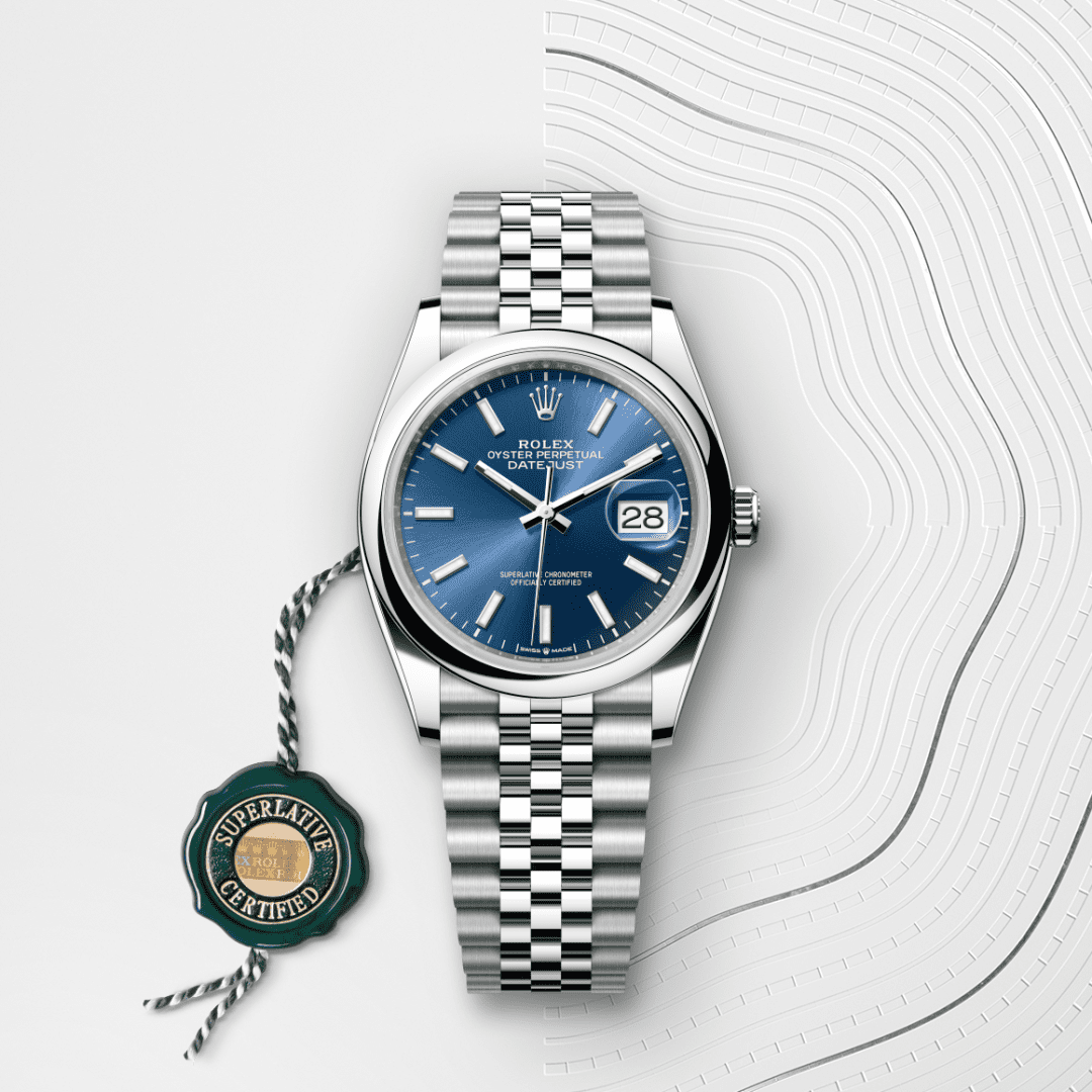 Rolex Datejust 36 Oyster, 36 mm, Oystersteel çelik M126200-0005