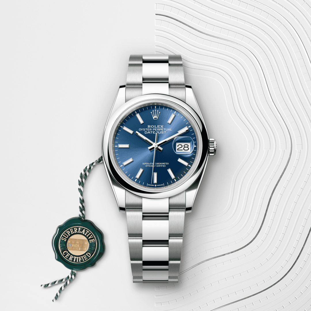 Rolex Datejust 36 Oyster, 36 mm, Oystersteel çelik M126200-0006