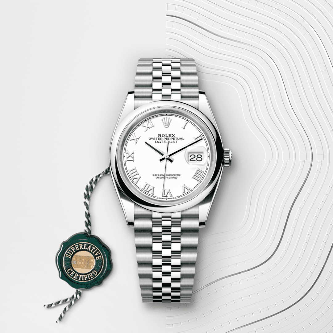 Rolex Datejust 36 Oyster, 36 mm, Oystersteel çelik M126200-0007
