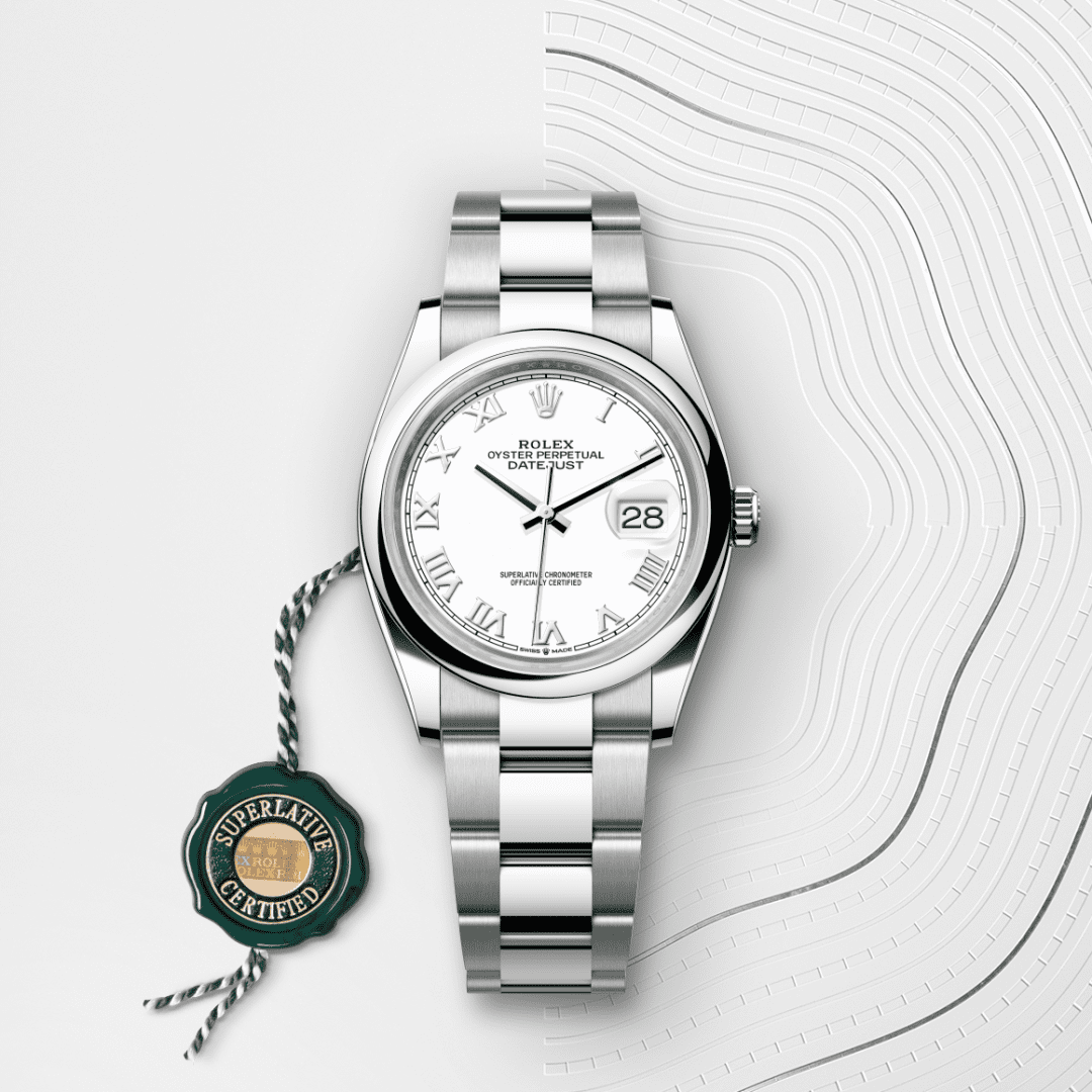 Rolex Datejust 36 Oyster, 36 mm, Oystersteel çelik M126200-0008